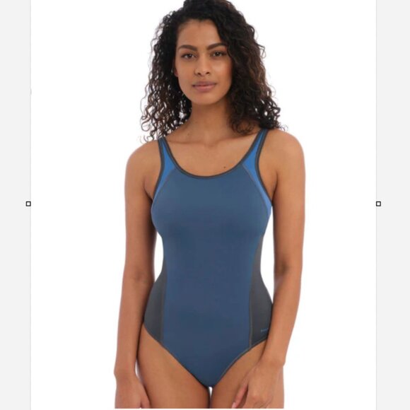 Freya Active Women's One Piece Freestyle Molded Undewired Swimsuit 36DDD - Picture 1 of 13